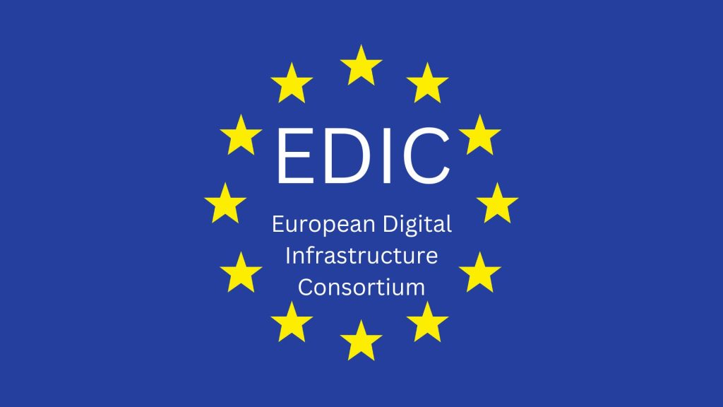 European flag with Edic